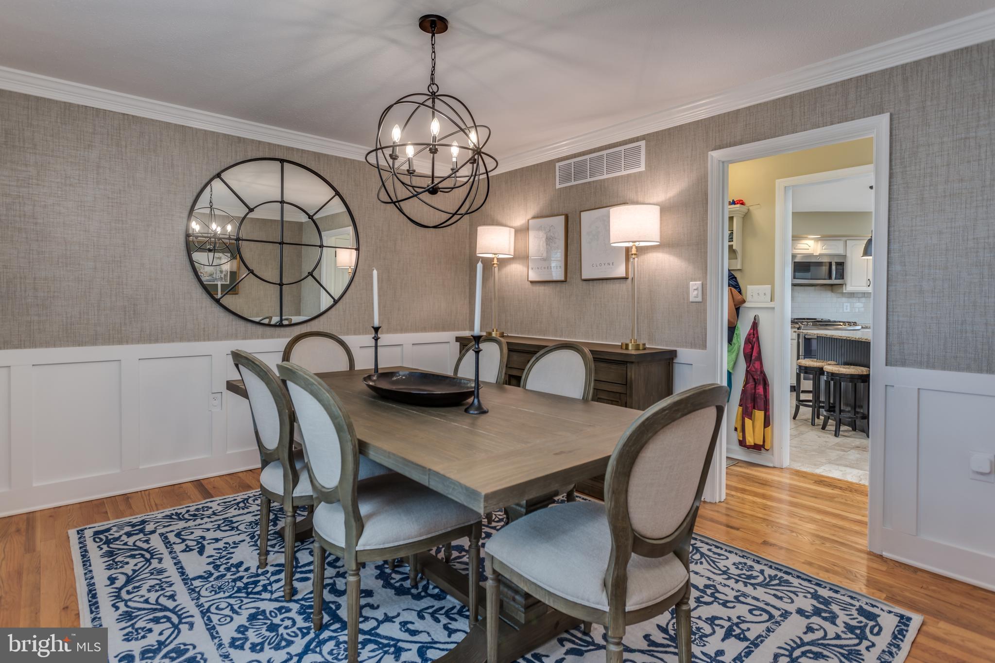 299 Huntersridge Road Winchester, VA 22602 - Photo 13 of 55 Formal Dining Room w/ Hardwood Floors