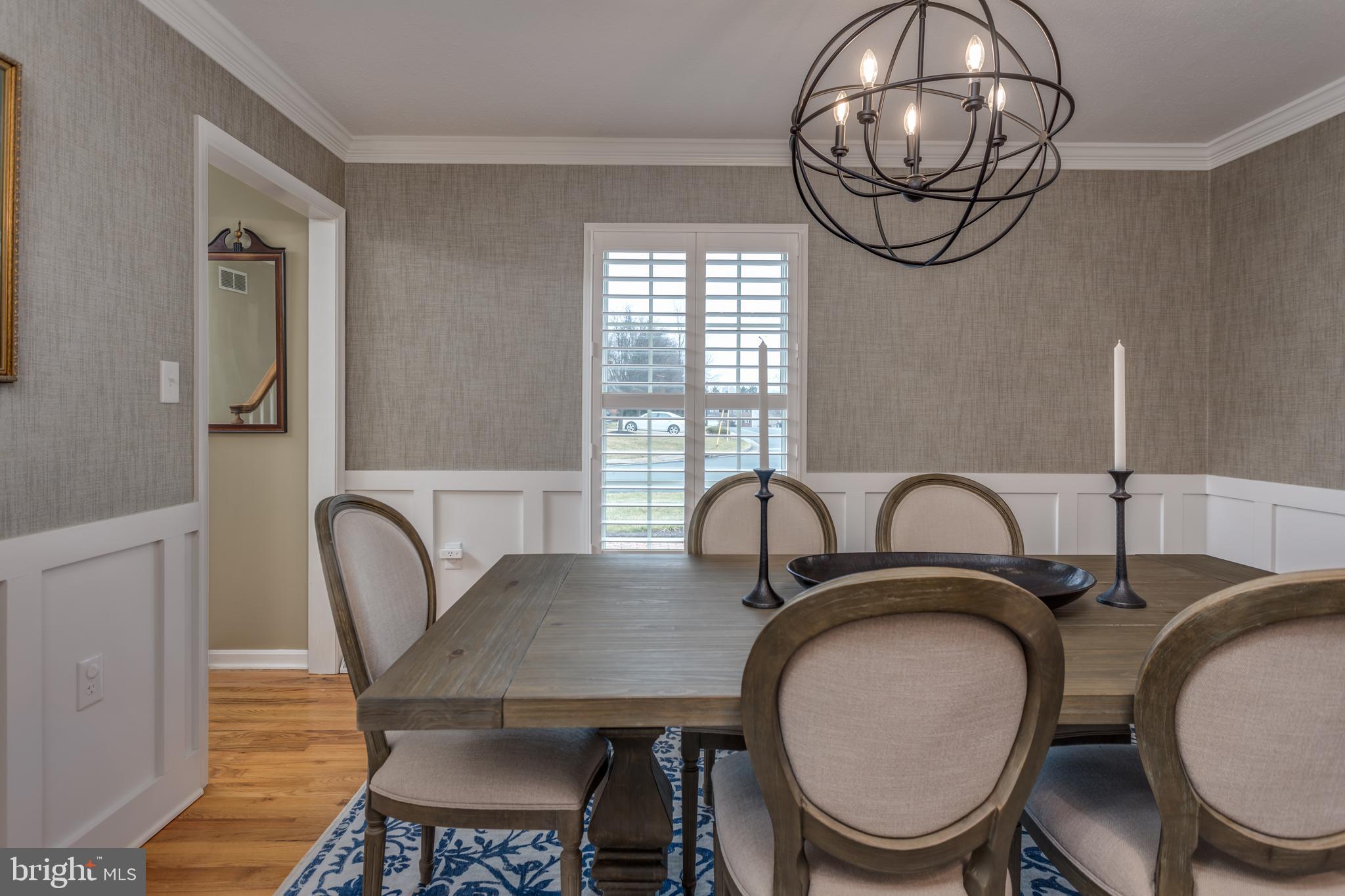 299 Huntersridge Road Winchester, VA 22602 - Photo 14 of 55 Formal Dining Room w/ Crown & Chair Molding