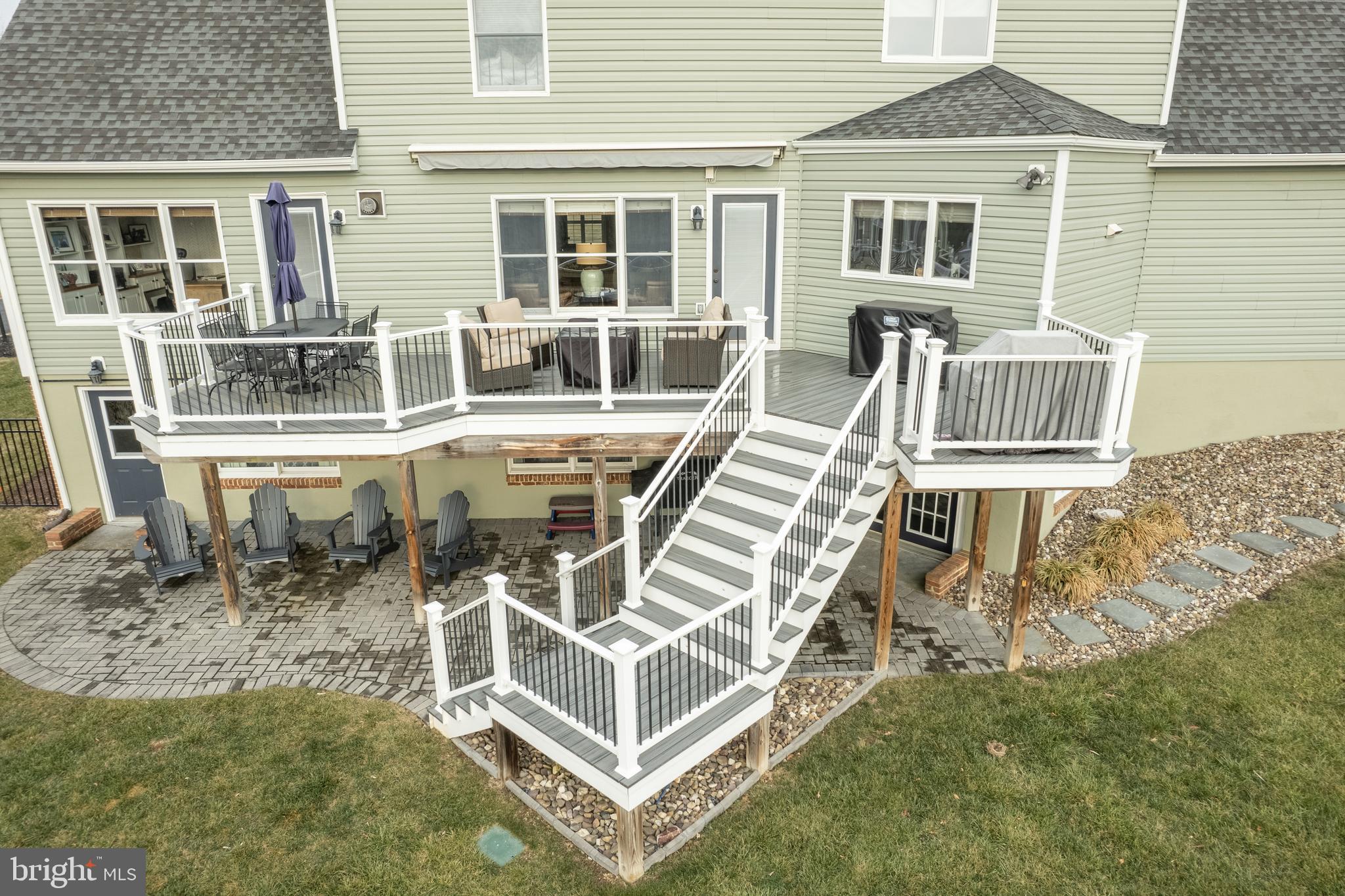299 Huntersridge Road Winchester, VA 22602 - Photo 3 of 55 Large Trex decking w/ stairs to backyard