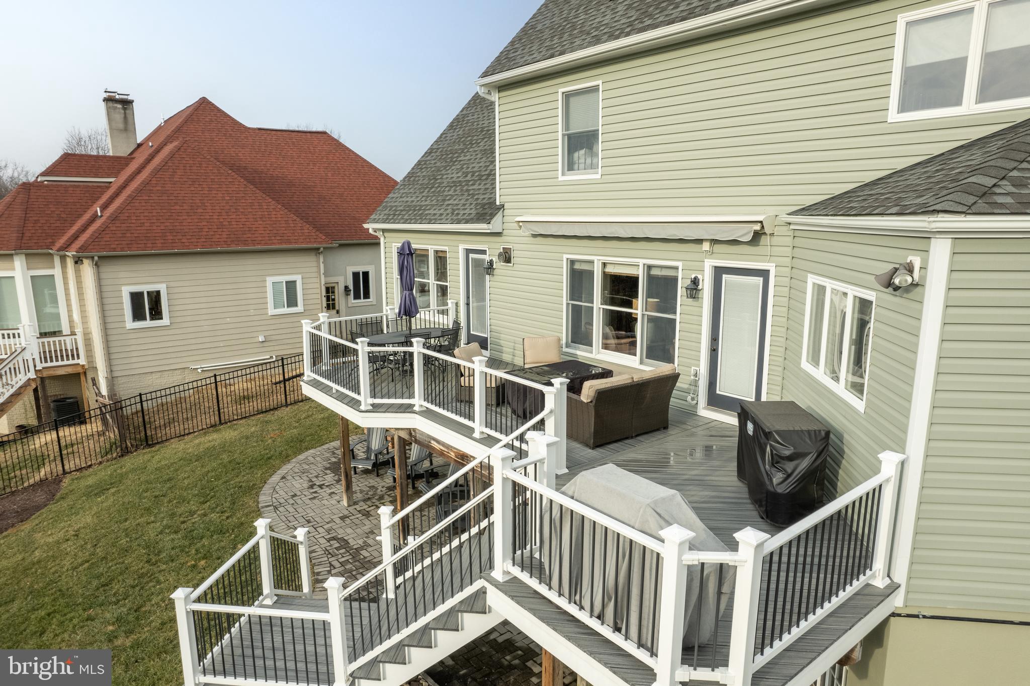 299 Huntersridge Road Winchester, VA 22602 - Photo 53 of 55 Large Trex decking w/ stairs to backyard