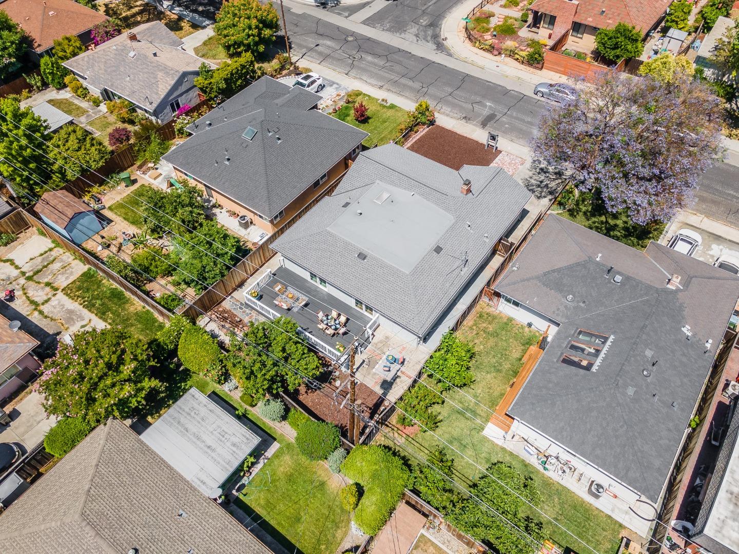 762 Armanini Avenue Santa Clara, CA 95050 - Photo 42 of 43 an aerial view of a house with a yard