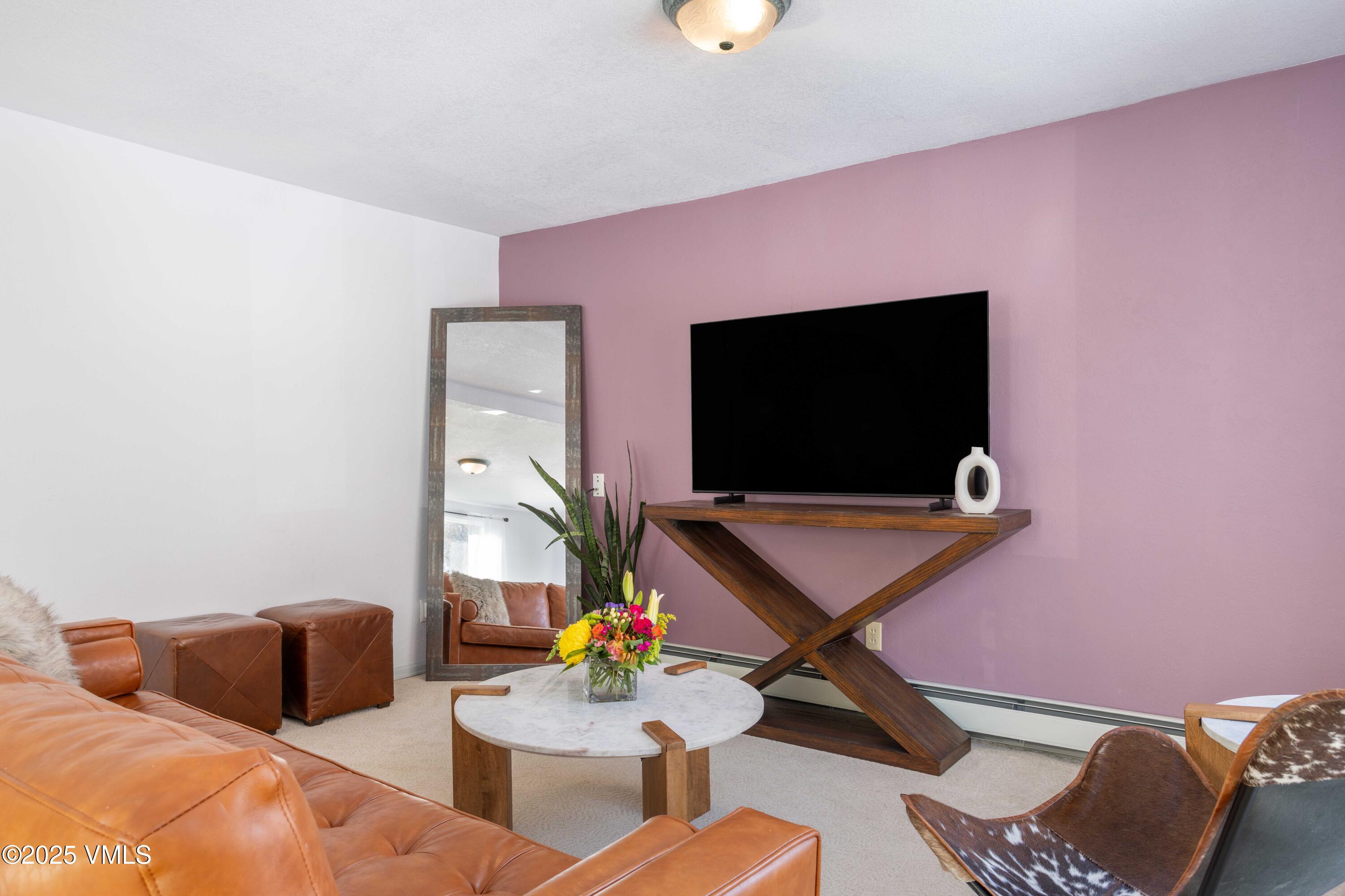 561 Main Street Minturn, CO 81645 - Photo 5 of 29 a living room with furniture and a flat screen tv