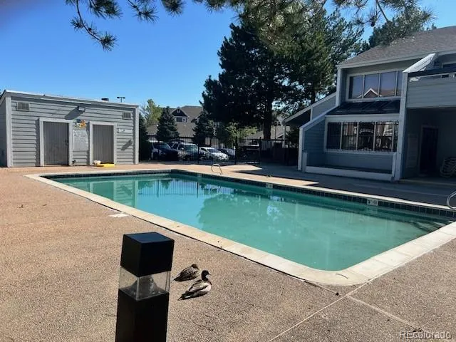 a view of a house with pool