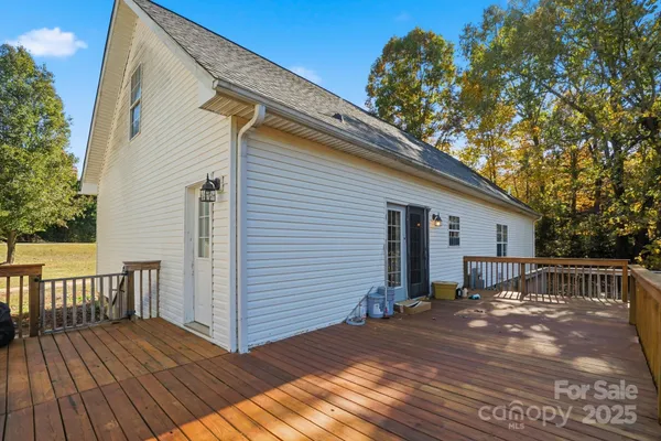 a view of a house with a patio