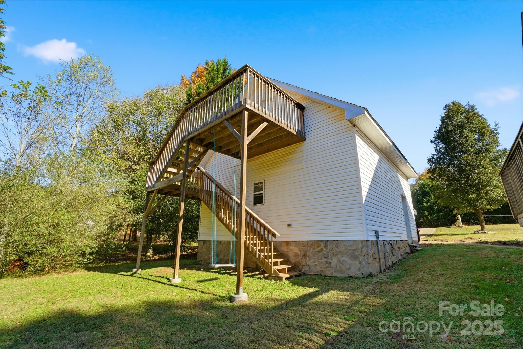 218 Fulbright Road Stony Point, NC 28678 - Photo 36 of 47 a view of a house with a yard