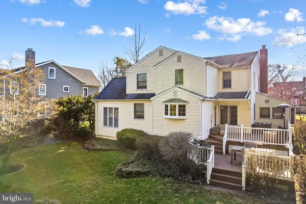 a view of a house with a deck
