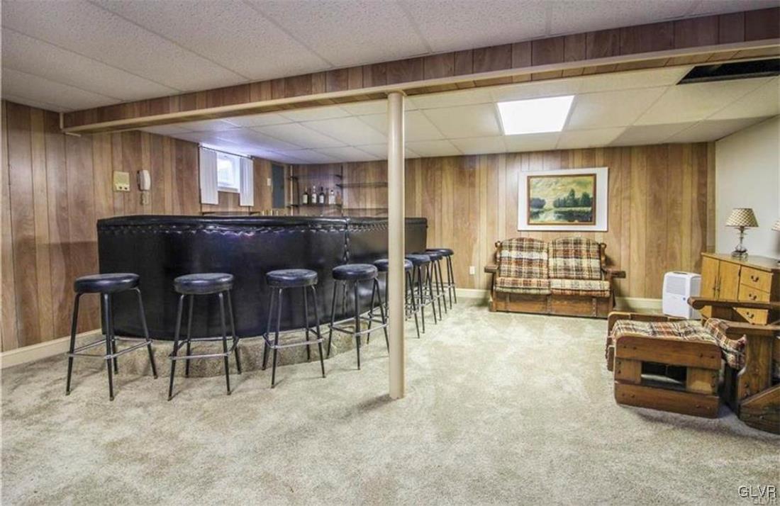 487 Willow Road Walnutport, PA 18088 - Photo 38 of 49 finished basement with bar area