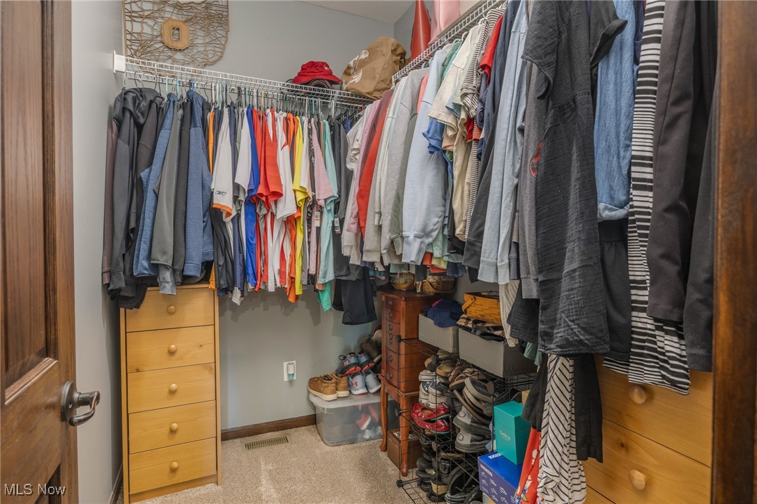 2851 Barnett Ridge Road Fleming, OH 45729 - Photo 26 of 40 Walk in closet with carpet flooring