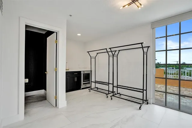 a utility room with a sink