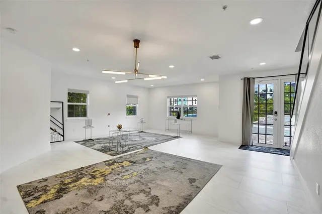 a very nice looking room with a large window