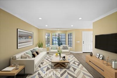 19565 Turtle Springs Way Porter Ranch, CA 91326 - Photo 14 of 96 Virtually staged living room