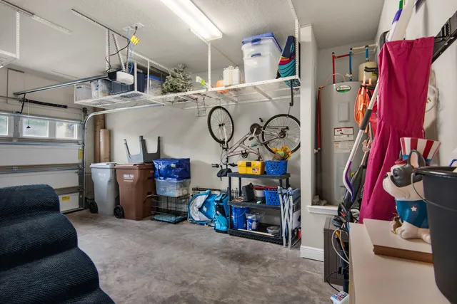 a view of storage and utility room