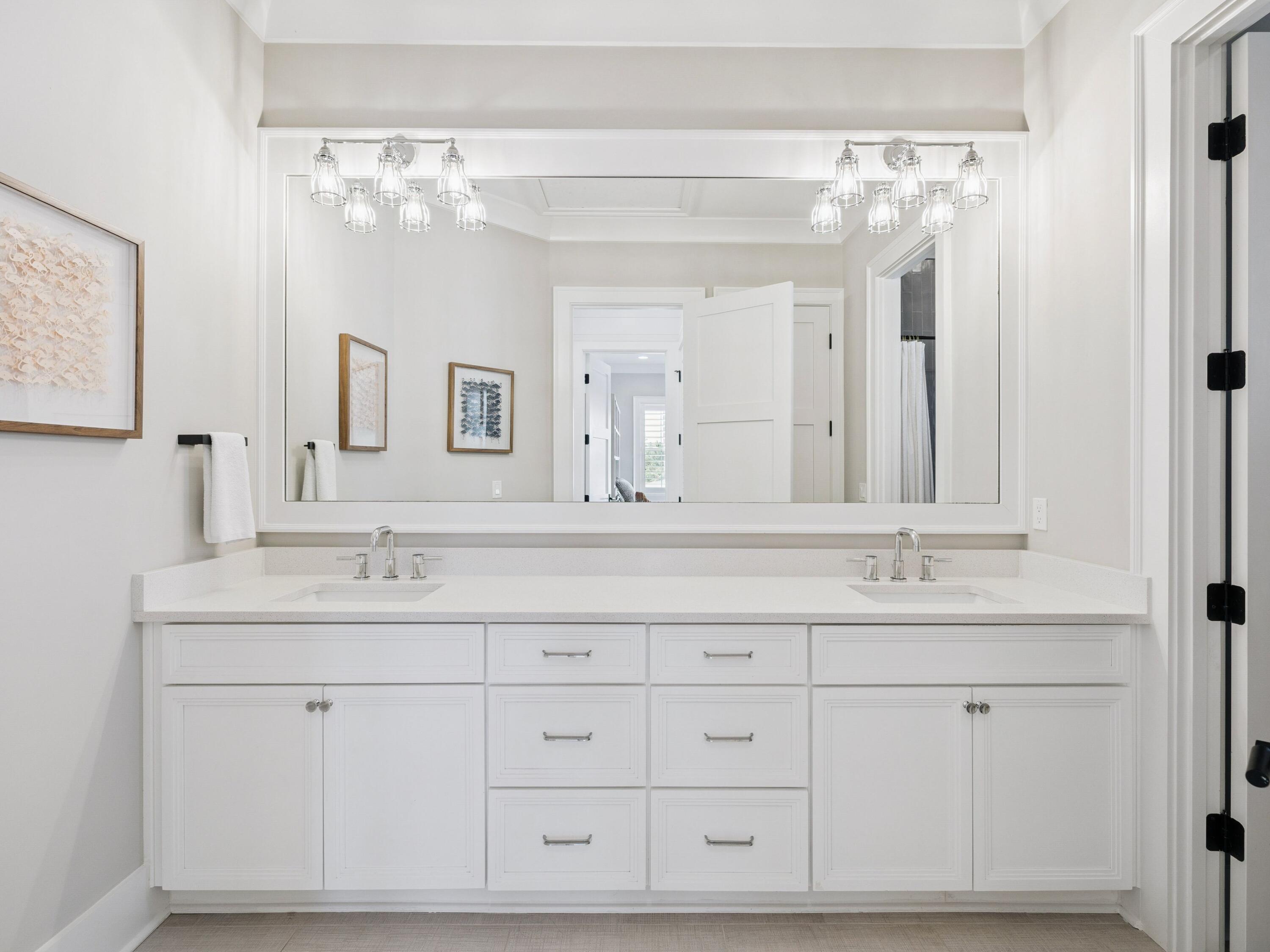 85 Trailhead Drive Watersound, FL 32461 - Photo 30 of 48 a bathroom with a double vanity sink mirror and