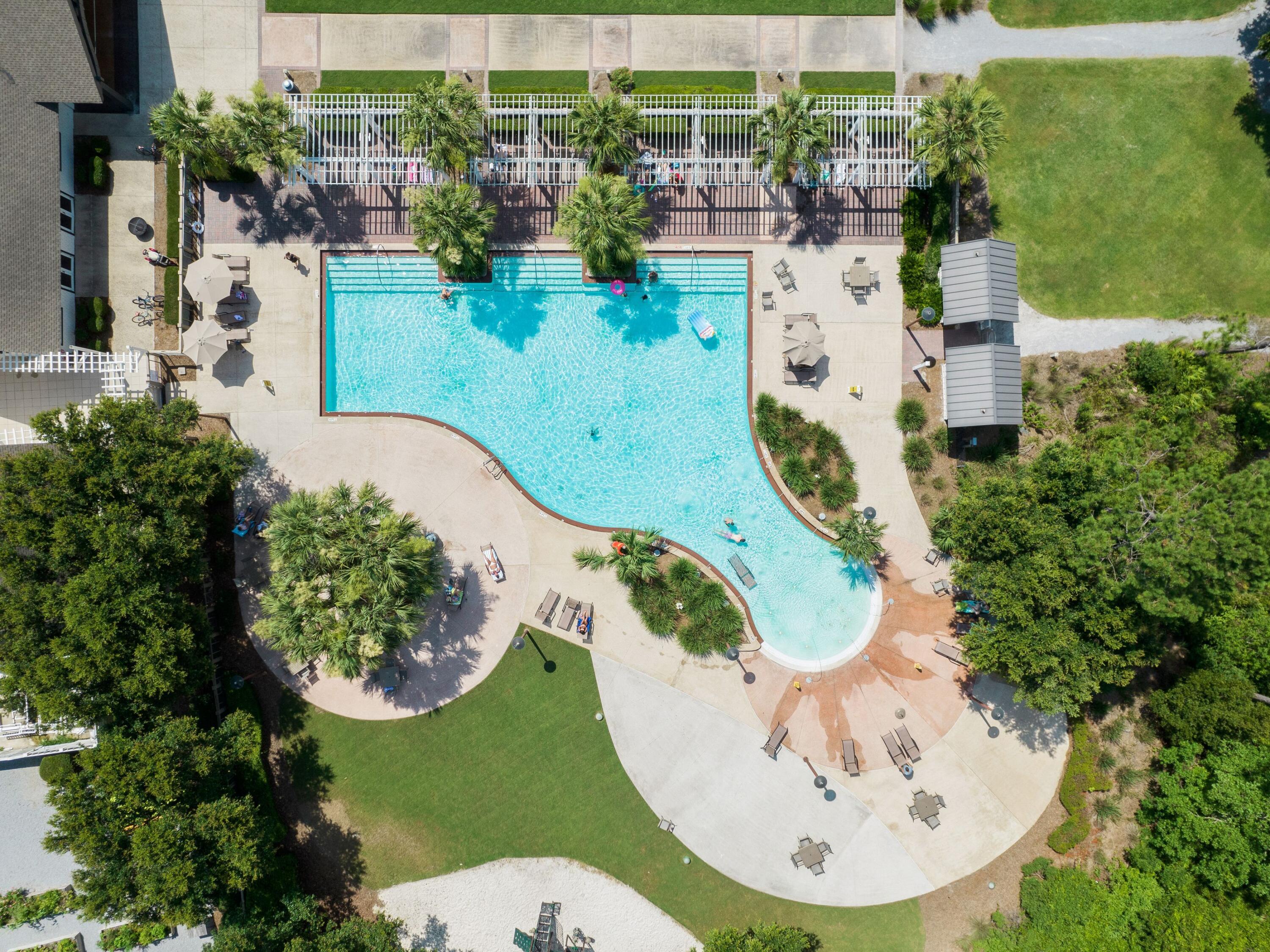 85 Trailhead Drive Watersound, FL 32461 - Photo 48 of 48 an aerial view of a swimming pool