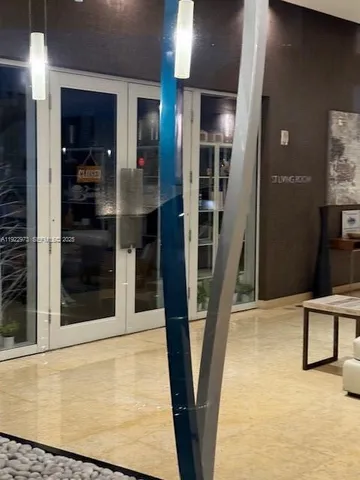 a view of front door