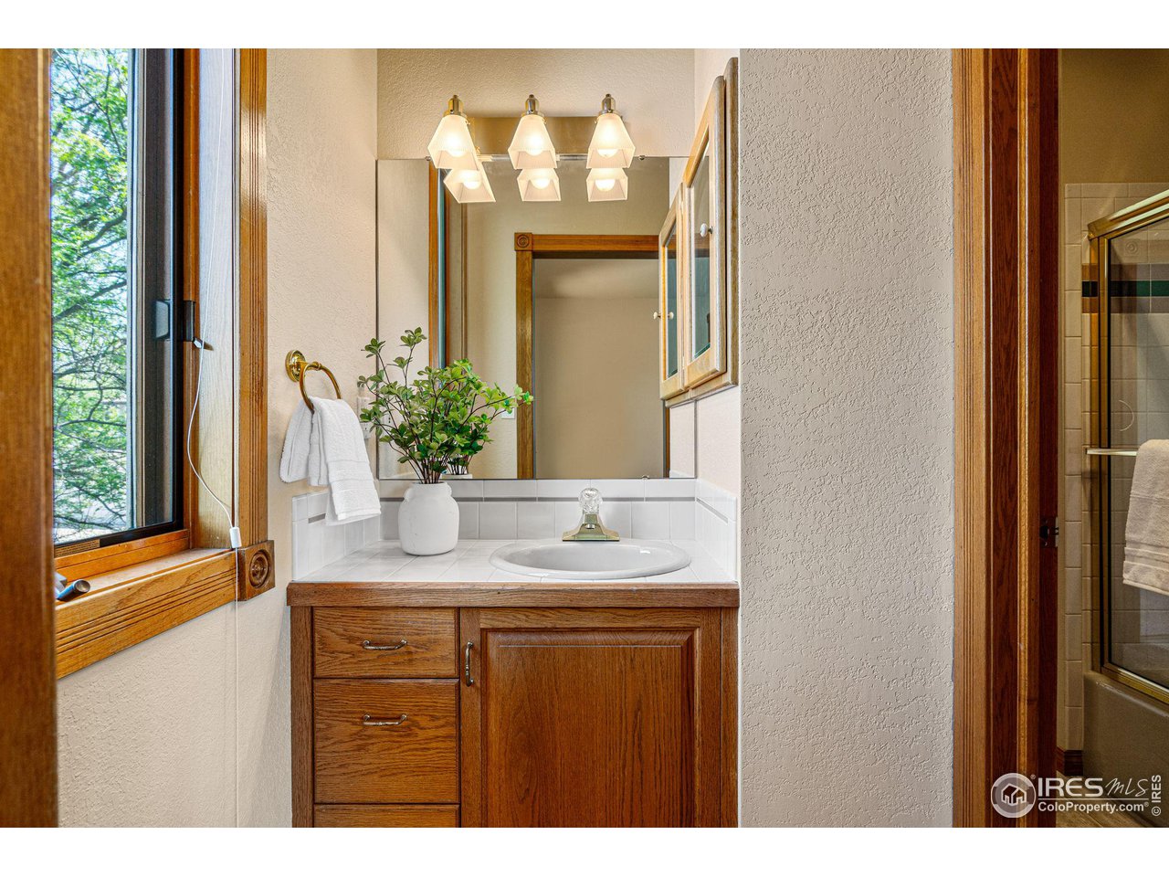 6968 Springhill Drive Niwot, CO 80503 - Photo 24 of 40 a bathroom with a sink and a mirror