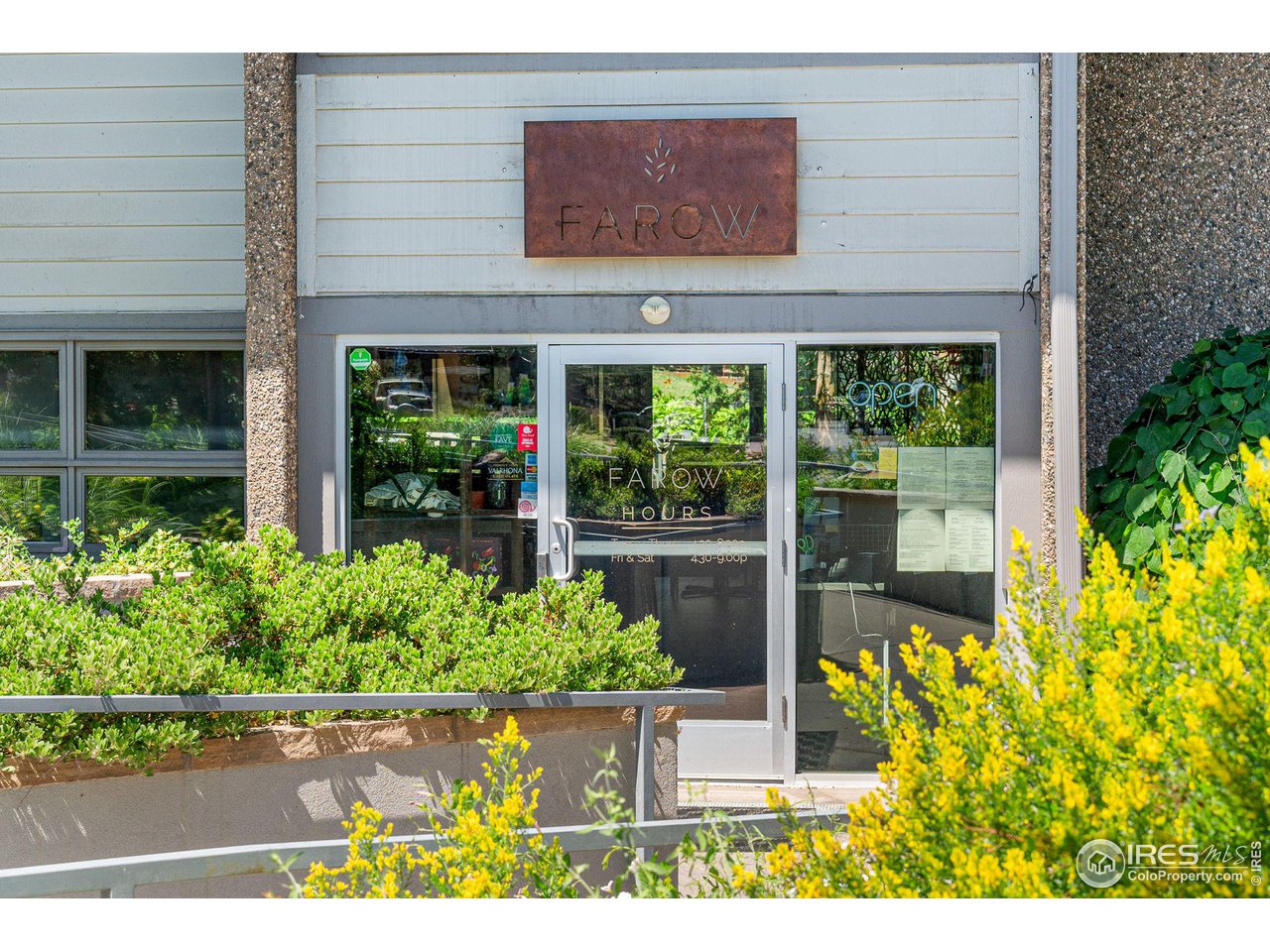 6968 Springhill Drive Niwot, CO 80503 - Photo 37 of 40 a view of a garden with a bench
