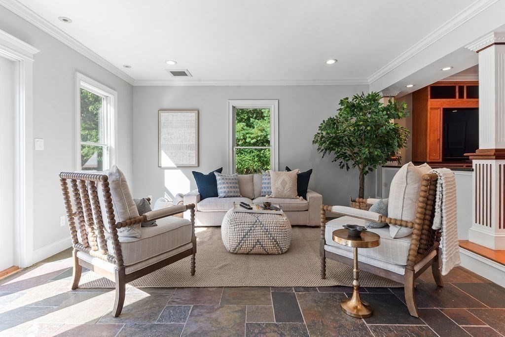 10 Stop River Road Norfolk, MA 02056 - Photo 15 of 29 a living room with furniture and a large window