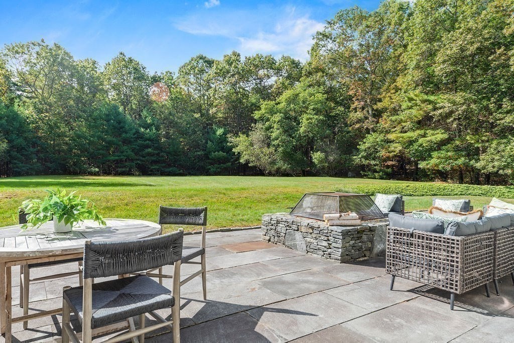 10 Stop River Road Norfolk, MA 02056 - Photo 22 of 29 a view of a chairs and table in the patio