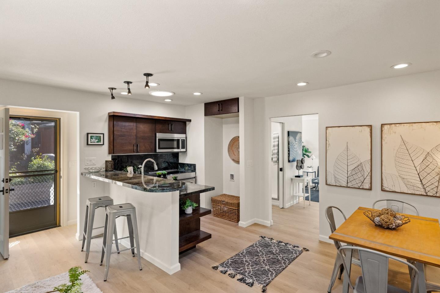 1390 Weston Ridge Road Scotts Valley, CA 95066 - Photo 31 of 55 a living room with furniture and a flat screen tv