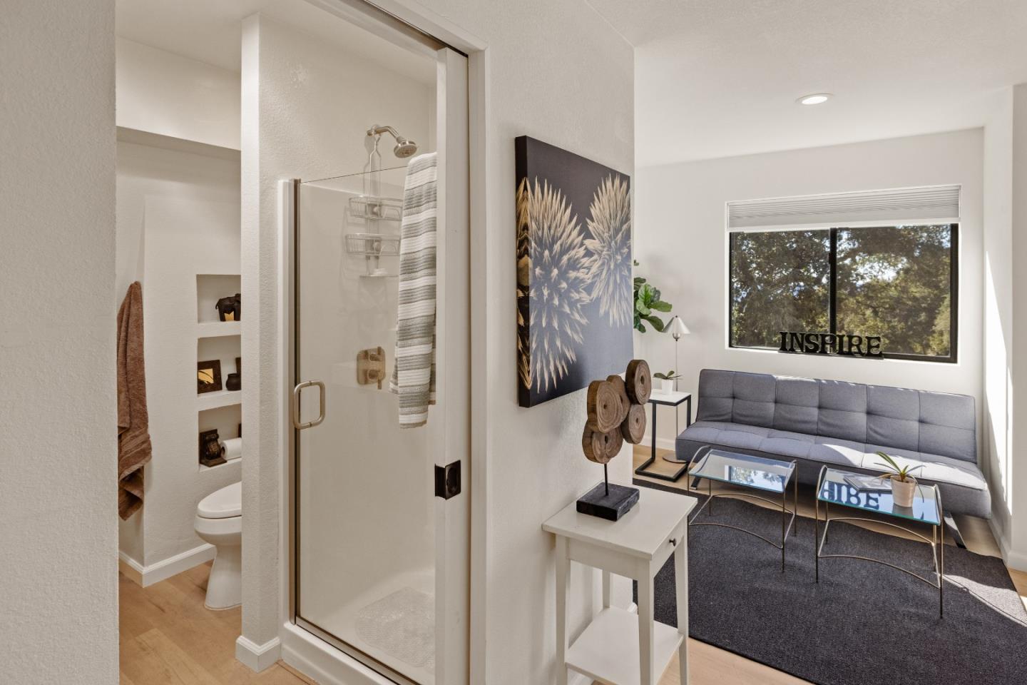 1390 Weston Ridge Road Scotts Valley, CA 95066 - Photo 37 of 55 a living room with furniture and a window