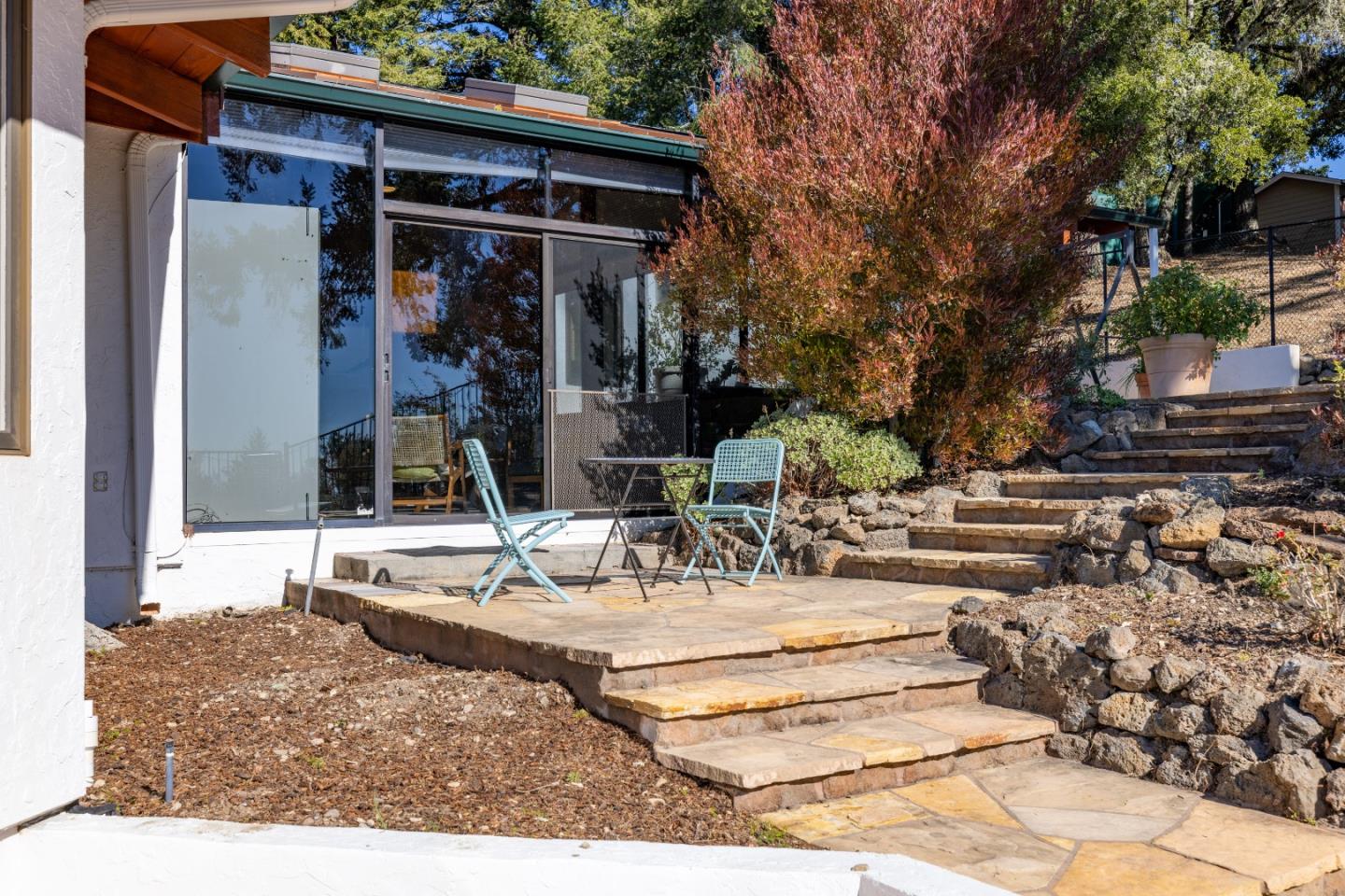 1390 Weston Ridge Road Scotts Valley, CA 95066 - Photo 45 of 55 a view of the house with a patio