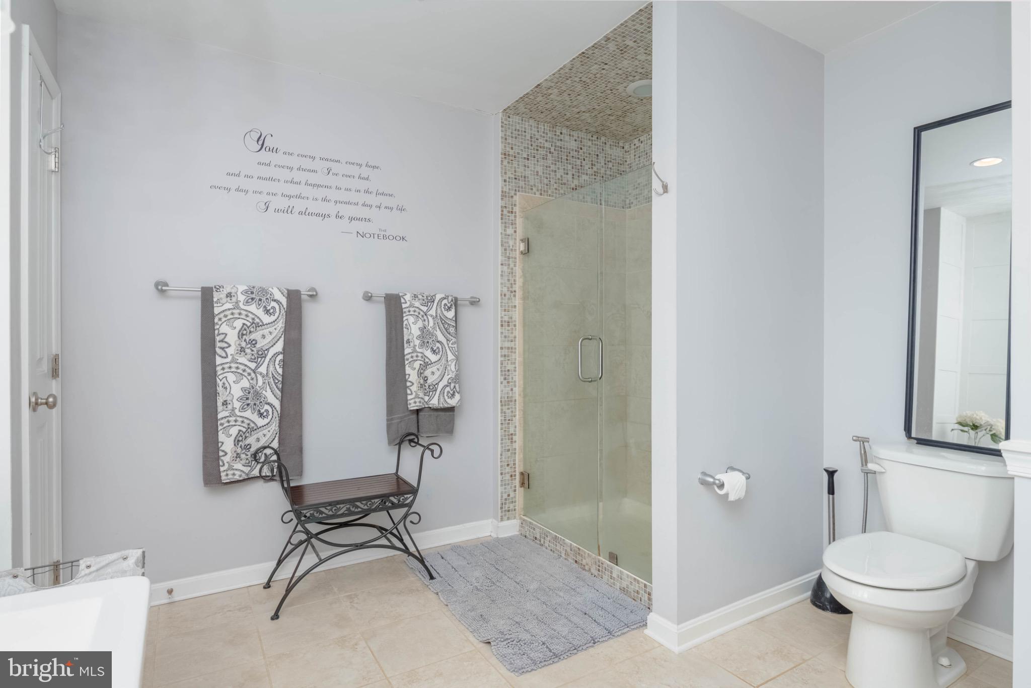 639 Old Orchard Road Bel Air, MD 21014 - Photo 25 of 46 a view of a bathroom with a toilet and a shower