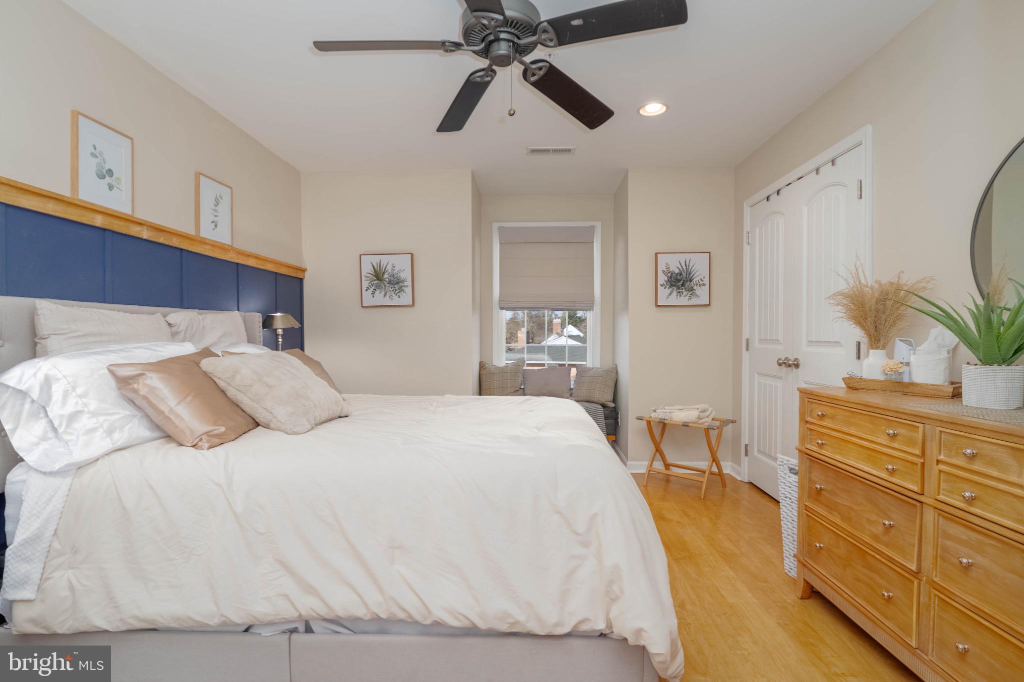 639 Old Orchard Road Bel Air, MD 21014 - Photo 27 of 46 a bedroom with a bed and wooden floor