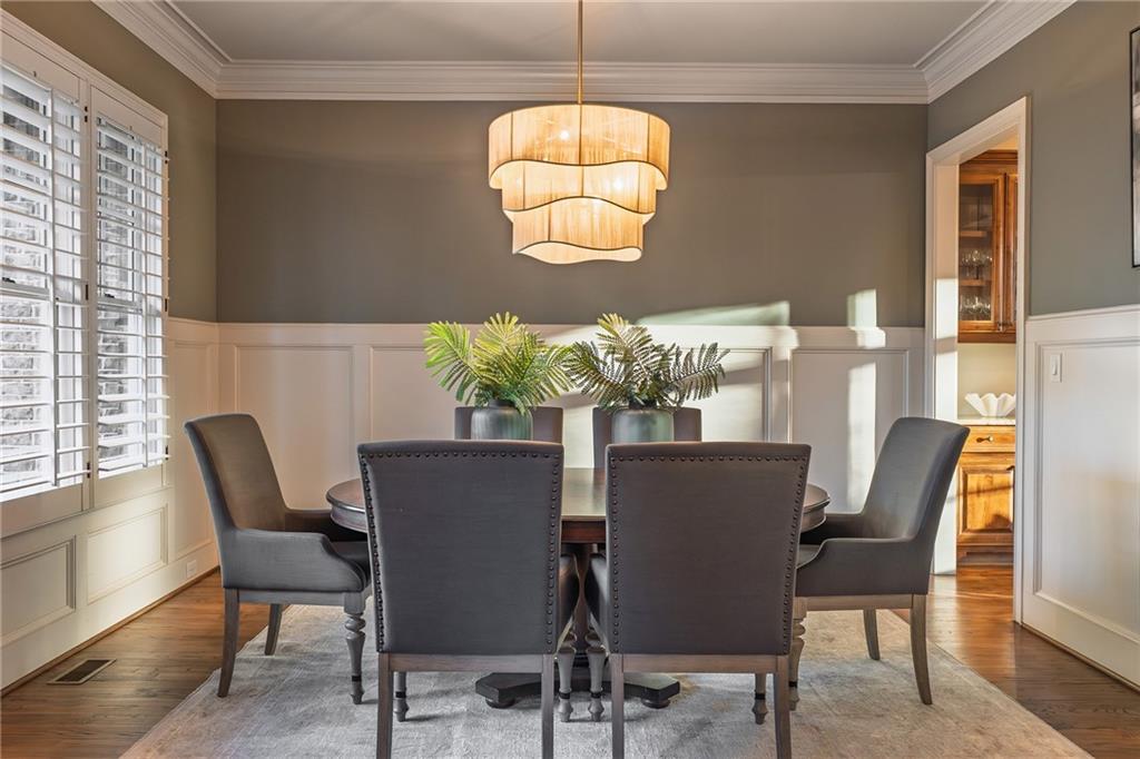 16750 Quayside Drive Milton, GA 30004 - Photo 5 of 53 a view of a dining room with furniture window and outside view