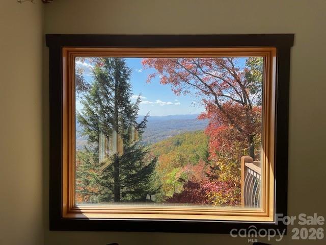 425 Flat Top Mountain Road Fairview, NC 28730 - Photo 15 of 48 a view of a window with outside view