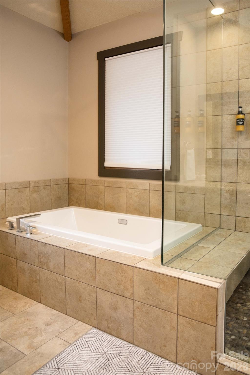 425 Flat Top Mountain Road Fairview, NC 28730 - Photo 30 of 48 a bathroom with a bathtub and a shower