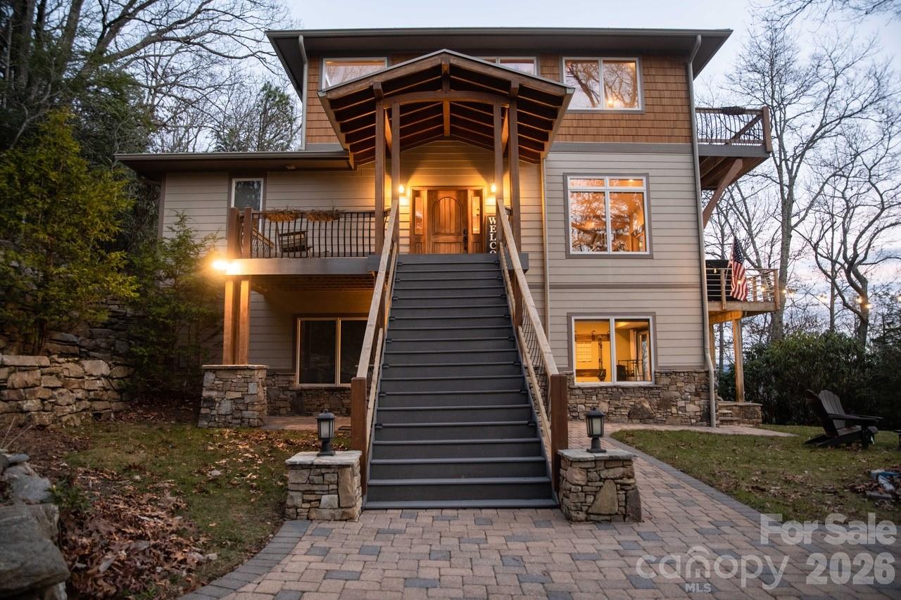 425 Flat Top Mountain Road Fairview, NC 28730 - Photo 3 of 48 a front view of a house
