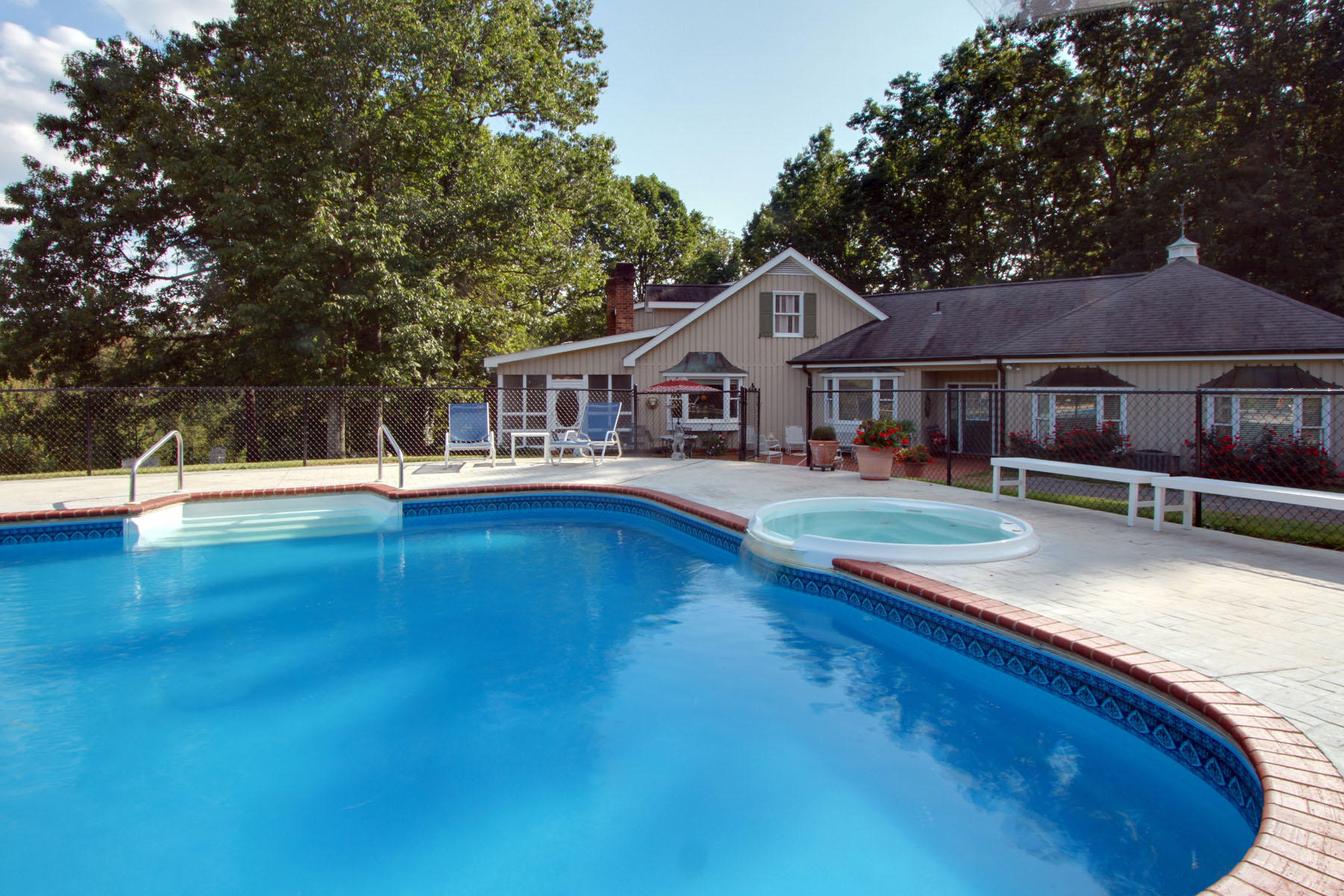 3496 Retreat Road Boones Mill, VA 24065 - Photo 15 of 79 POOL & HOUSE