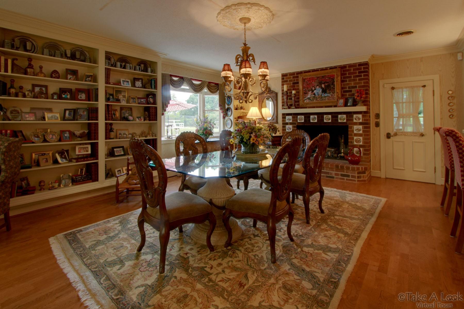 3496 Retreat Road Boones Mill, VA 24065 - Photo 54 of 79 Formal Dining w/ Fireplace