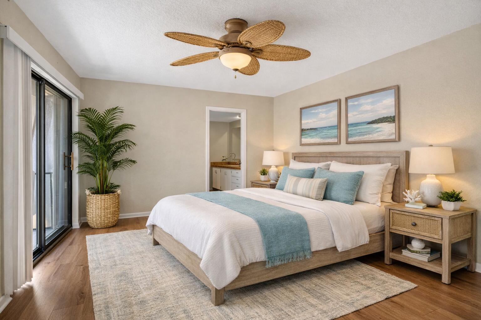 3900 County Line Road, Unit 21D Tequesta, FL 33469 - Photo 23 of 42 bedroom 1 - Staged