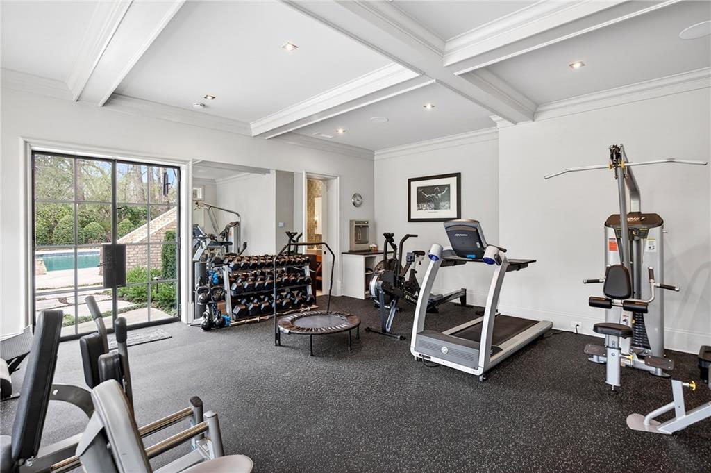 5148 Powers Ferry Road Northwest Sandy Springs, GA 30327 - Photo 50 of 63 a view of a room with gym equipment