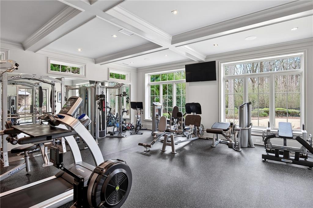 5148 Powers Ferry Road Northwest Sandy Springs, GA 30327 - Photo 51 of 63 a view of a room with gym equipment