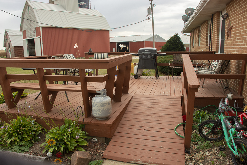 7849 Benson Road Lanark, IL 61046 - Photo 8 of 45 a view of a balcony with chairs