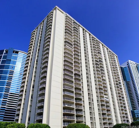 a front view of a building