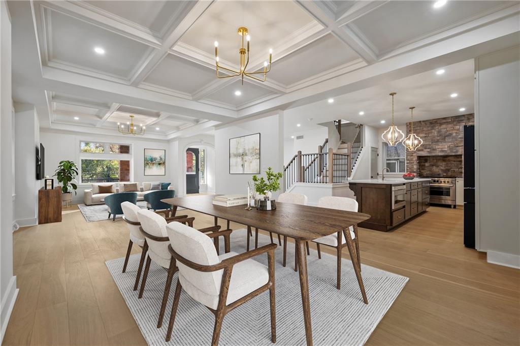 5563 Hampton Street Pittsburgh, PA 15206 - Photo 12 of 29 a view of a dining room with furniture