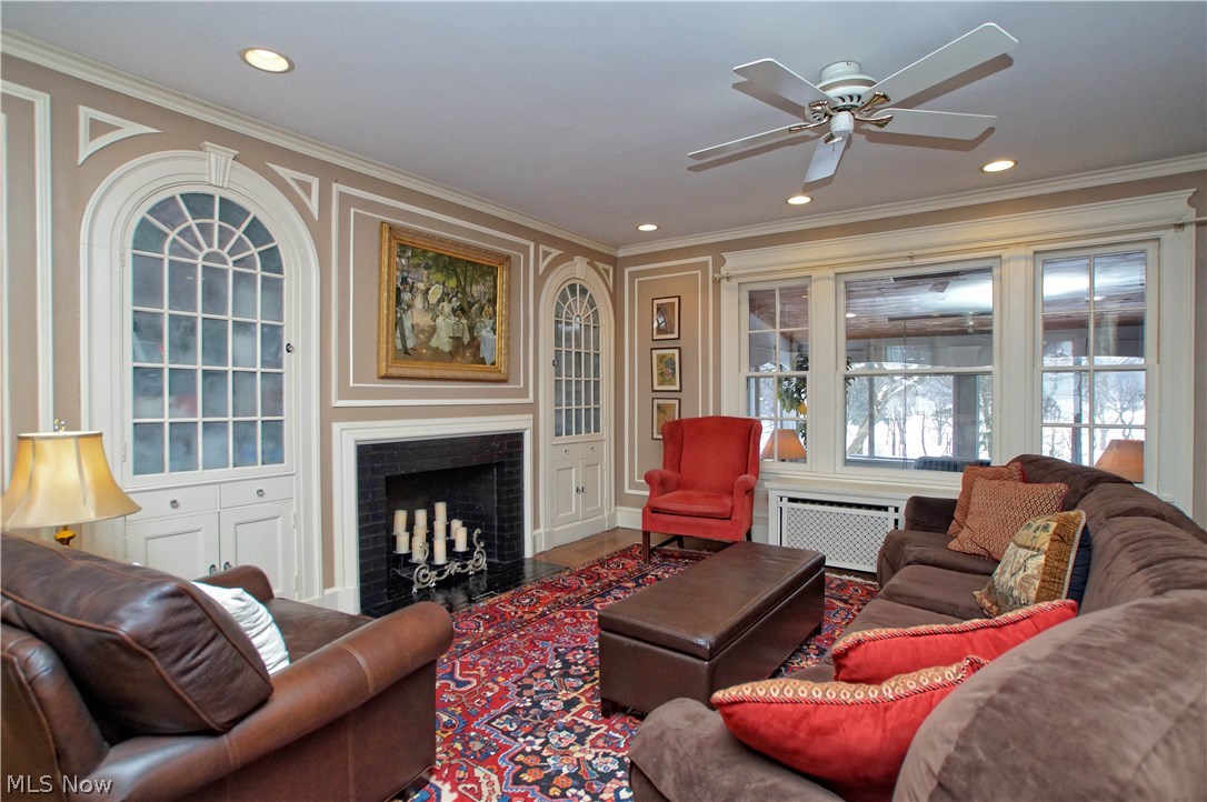 1719 Sheridan Road Cleveland, OH 44121 - Photo 5 of 35 Original dining area with built in's now a gorgeous living room (Can be rearranged)