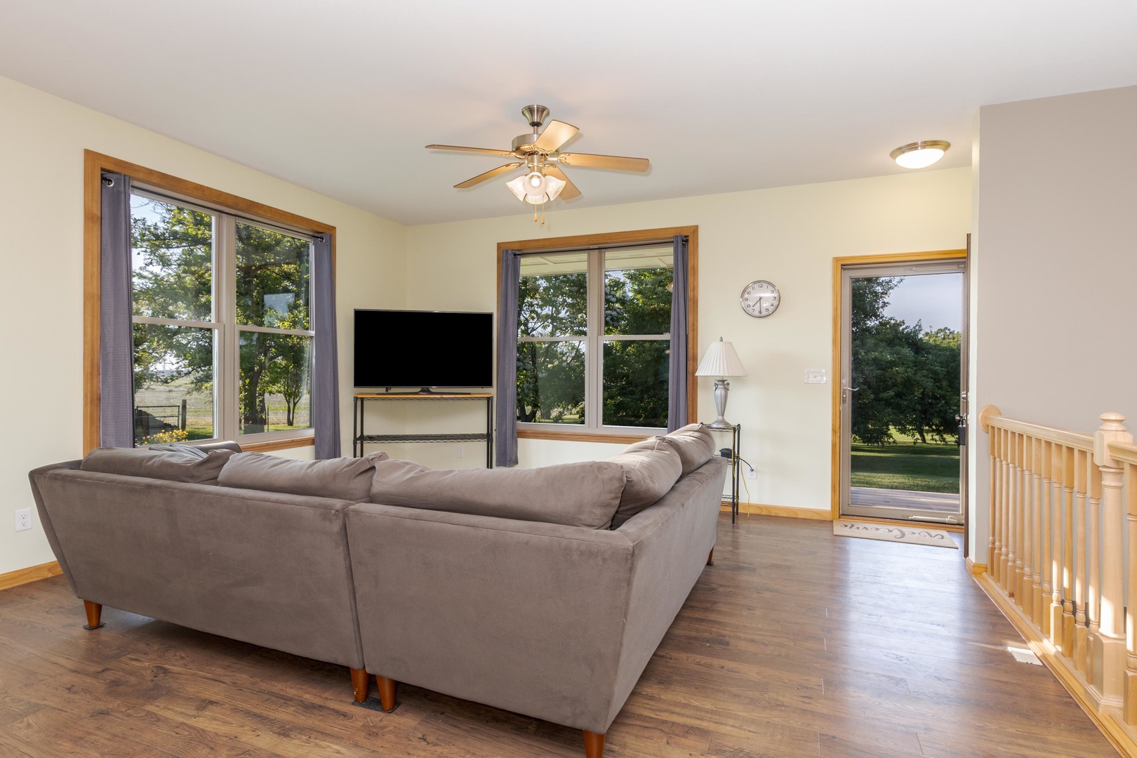 22037 East 2600 N Road Odell, IL 60460 - Photo 18 of 59 a living room with furniture and a large window