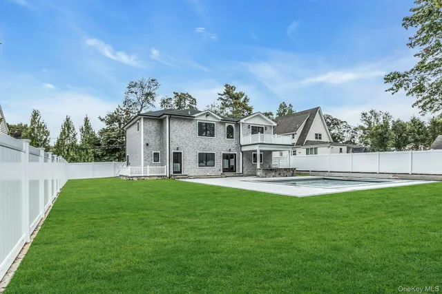 a view of a house with a swimming pool