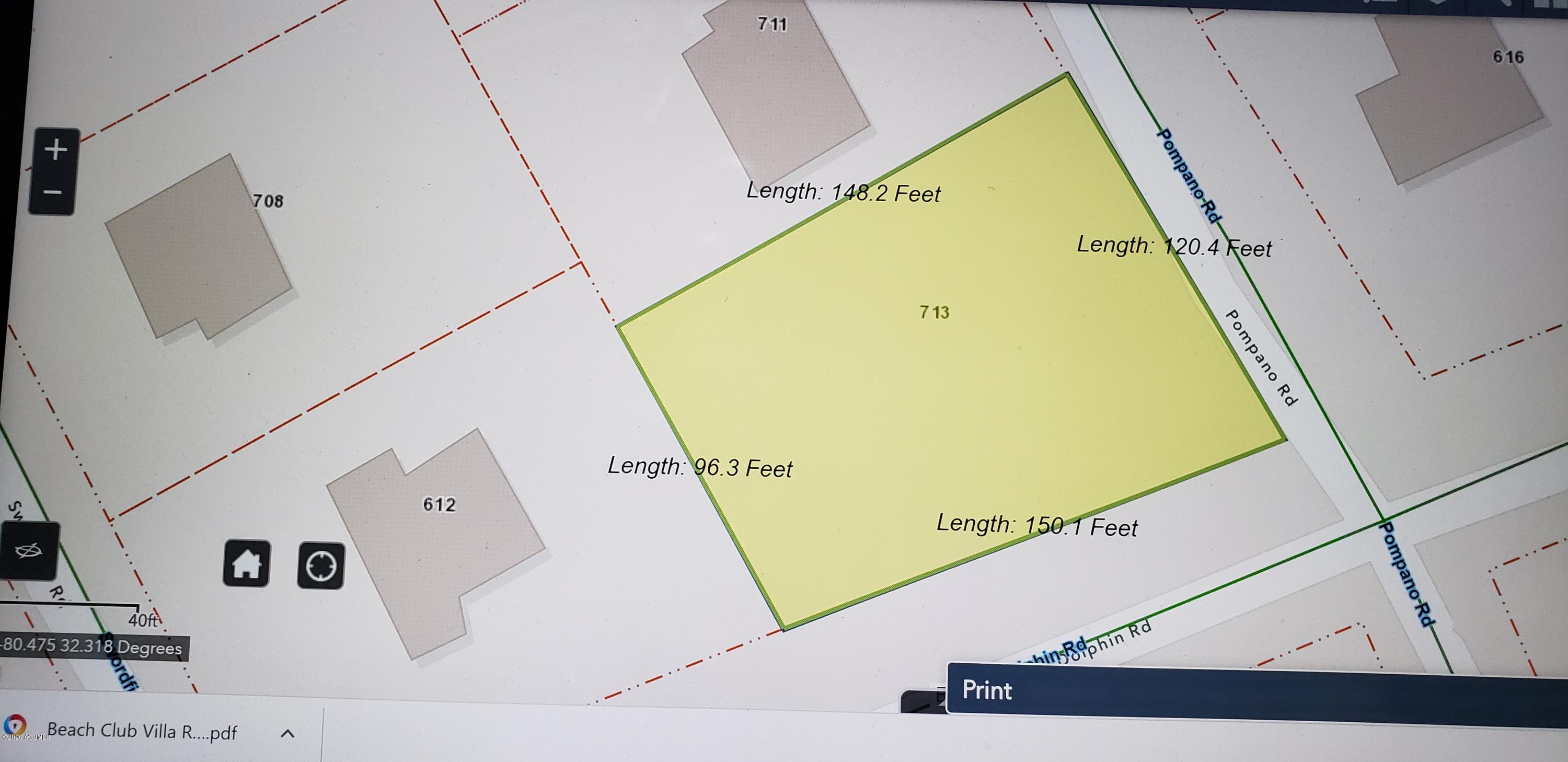 Lot dimensions