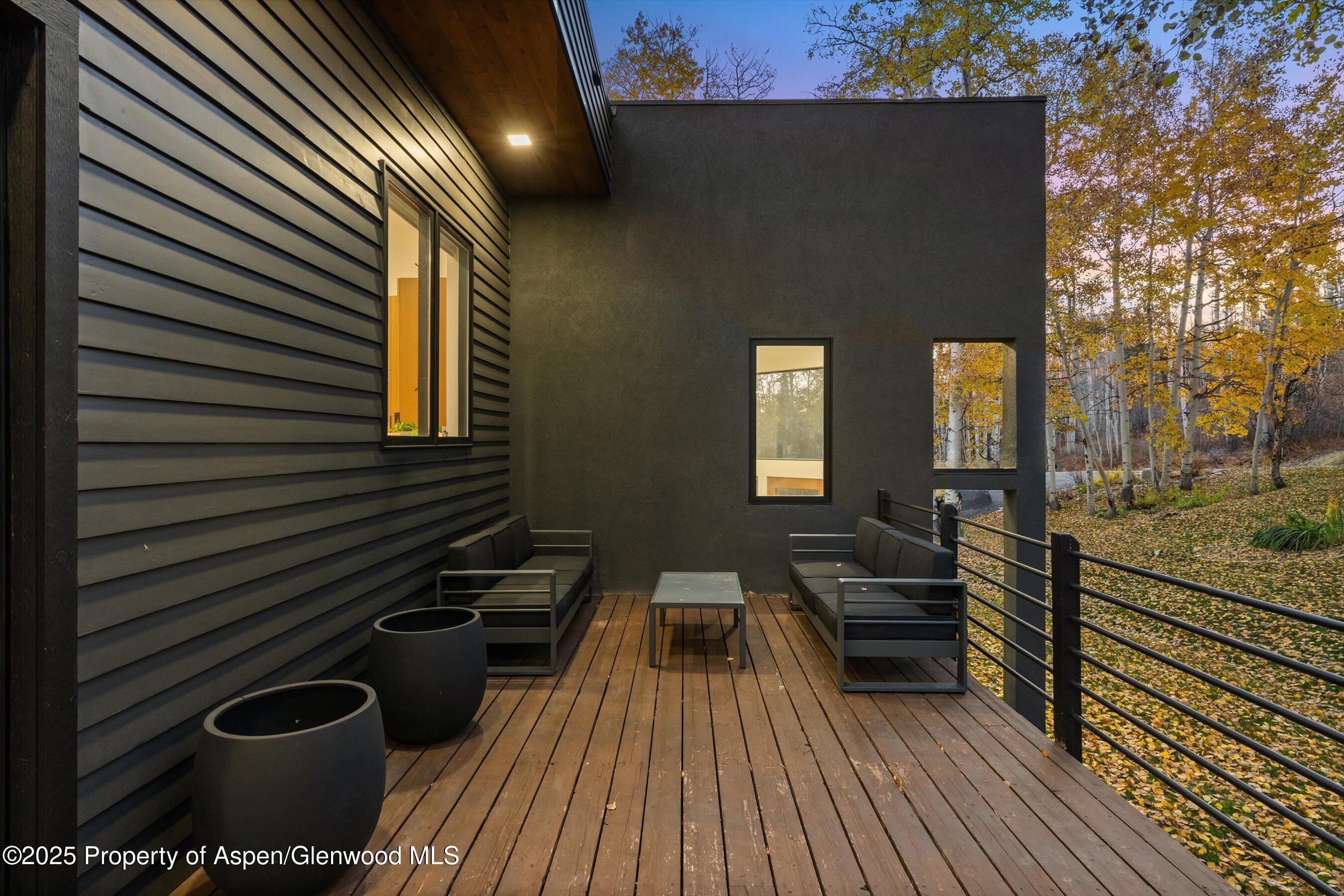 233 Stellar Lane Snowmass Village, CO 81615 - Photo 18 of 43 a view of roof deck with patio