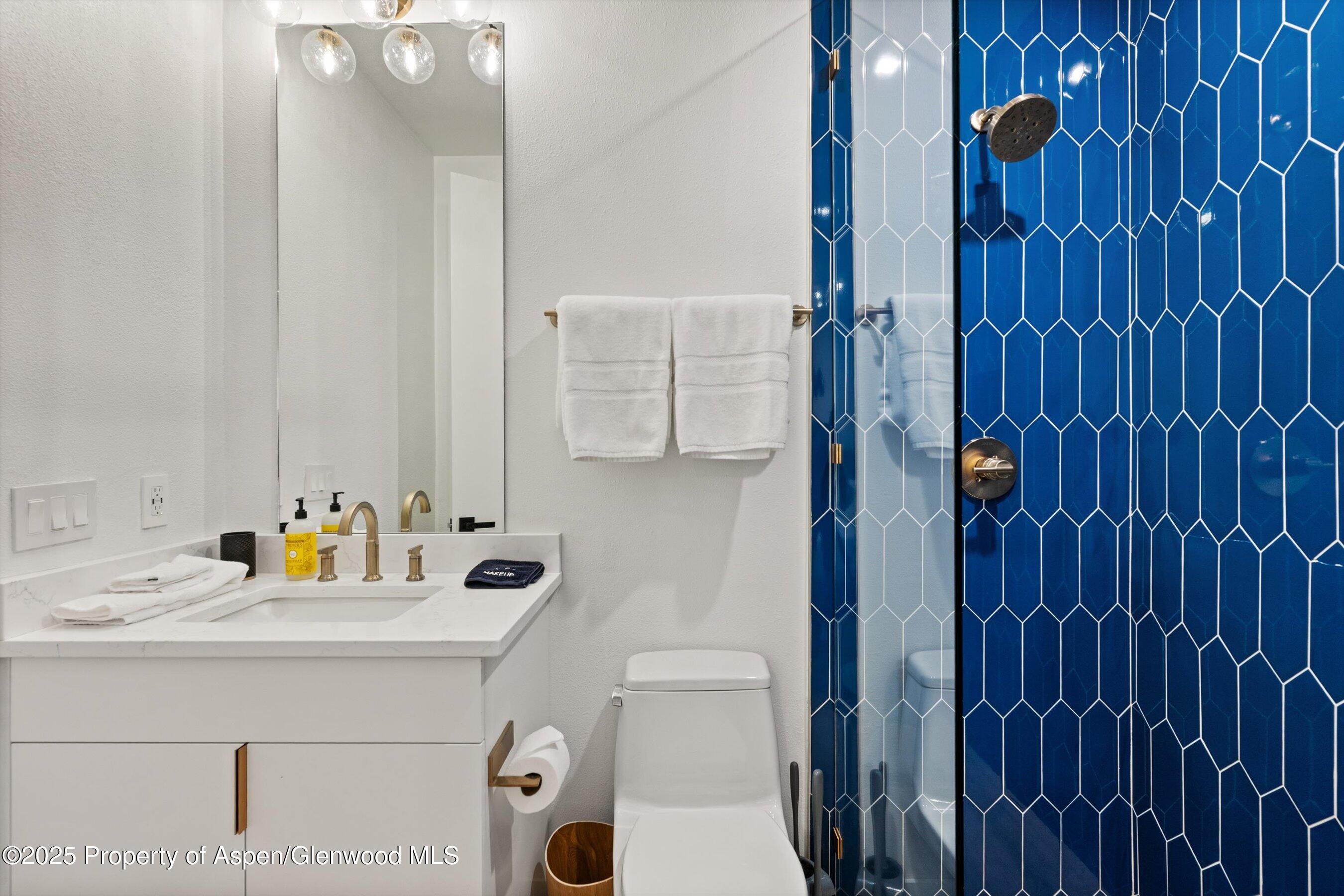 233 Stellar Lane Snowmass Village, CO 81615 - Photo 29 of 43 a bathroom with a sink and a mirror