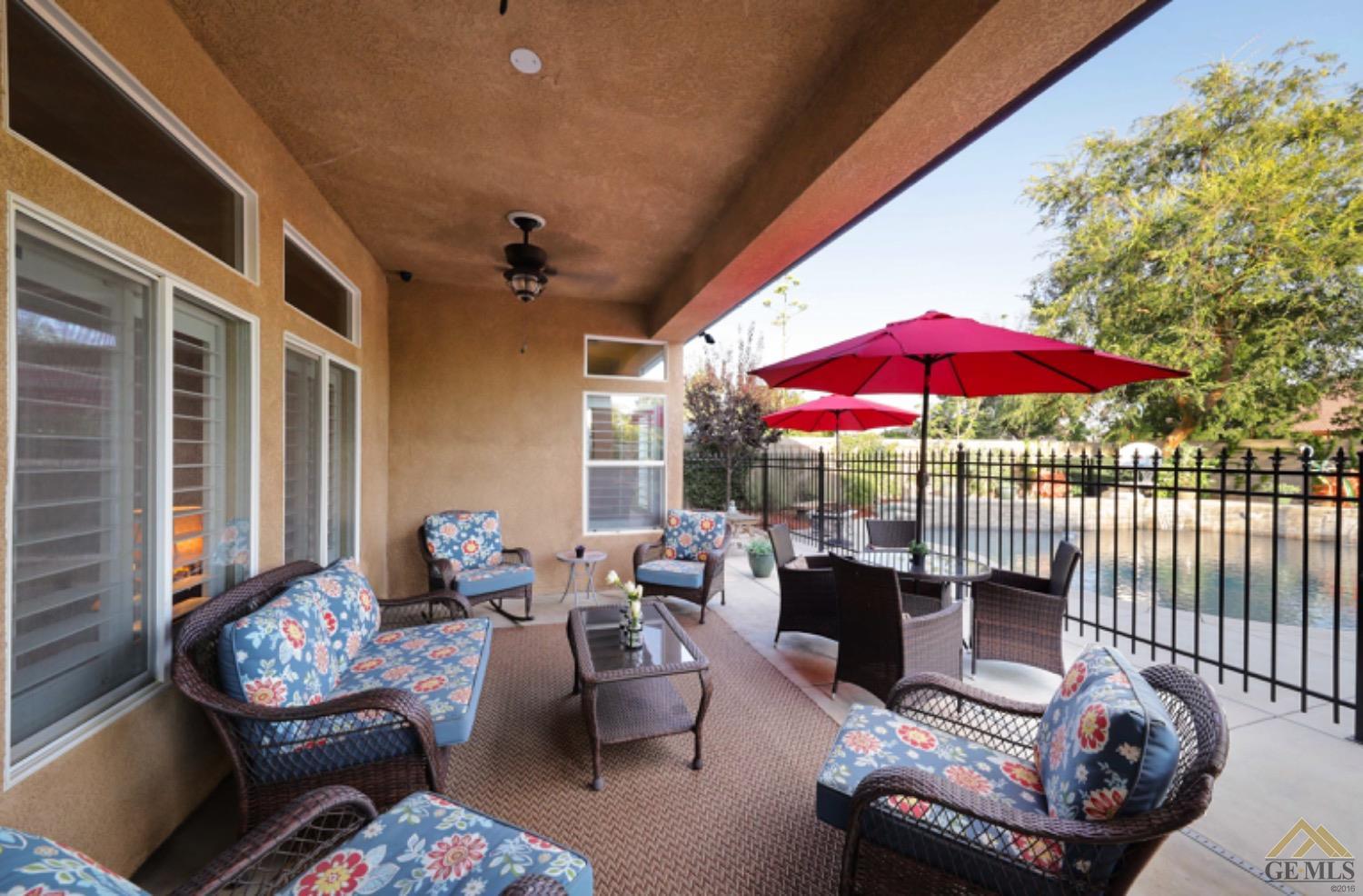 Undisclosed Address Bakersfield, CA 93314 - Photo 26 of 31 a outdoor space with patio the couches and a potted plant