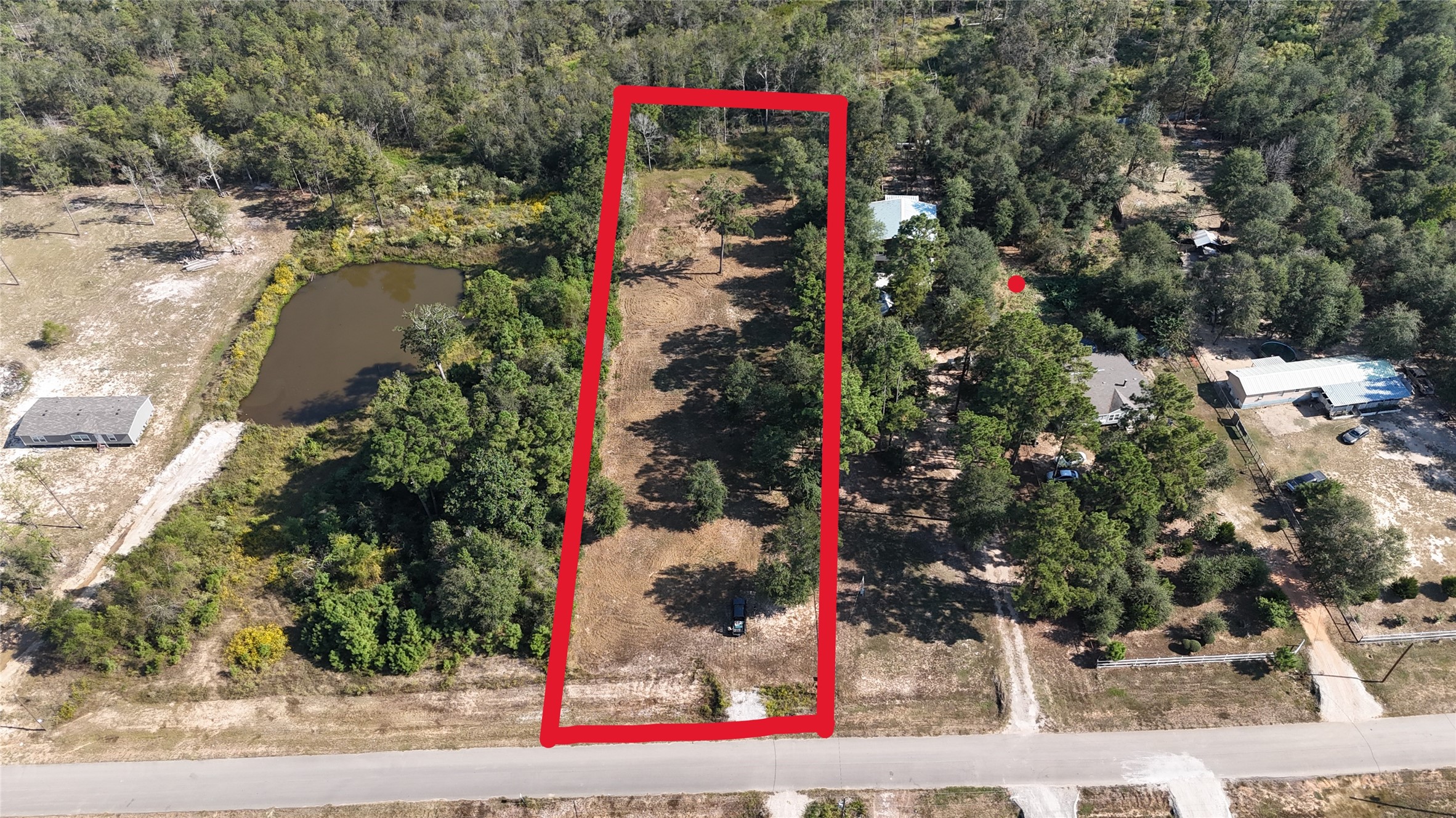 417 County Road 3773 Cleveland, TX 77327 - Photo 8 of 11 a bird view of a house and tree
