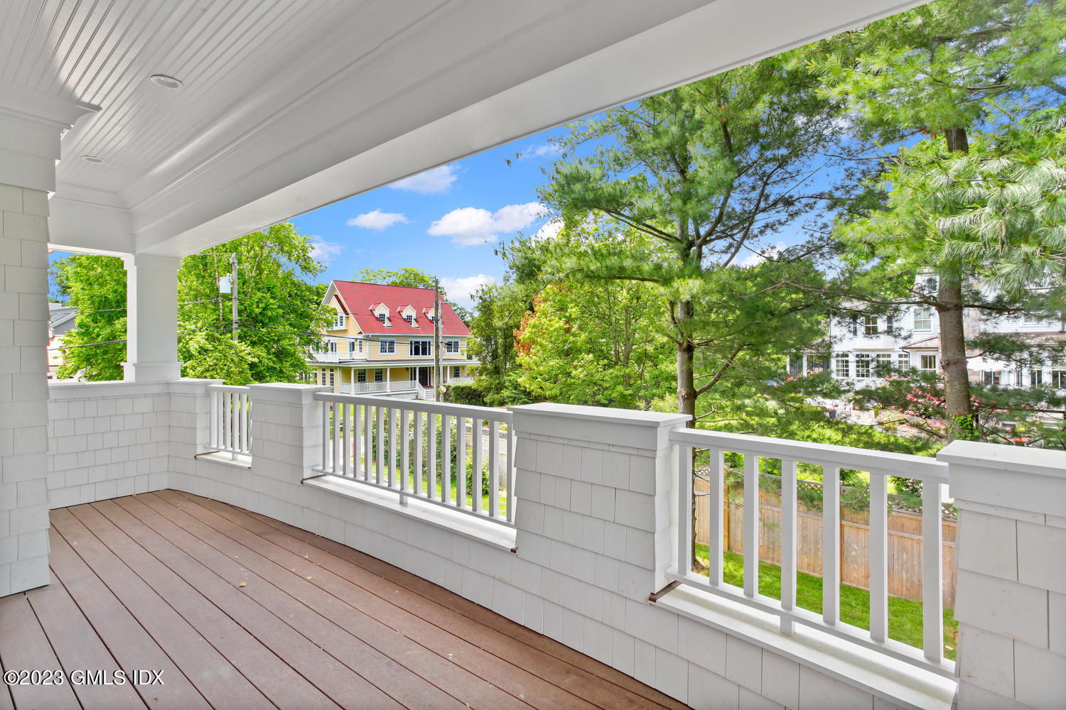 4 Ford Lane Old Greenwich, CT 06870 - Photo 19 of 43 a view of a wooden deck