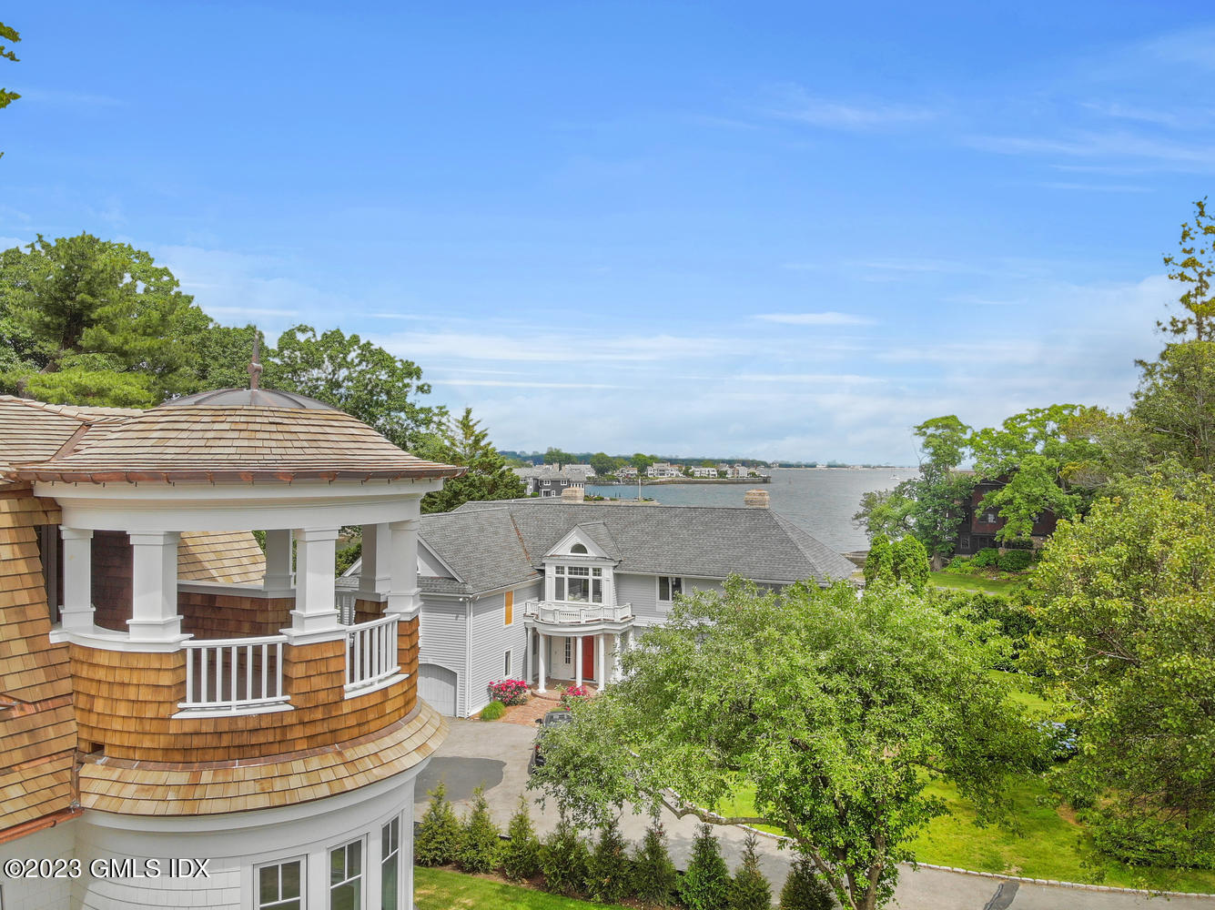 4 Ford Lane Old Greenwich, CT 06870 - Photo 25 of 43 aerial view of a house with a yard